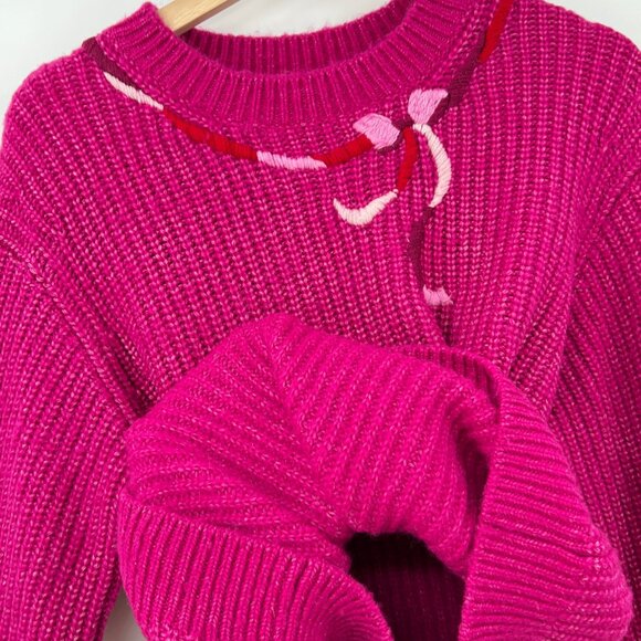 Kate Spade Wool Blend Embroidered Sweater - Picture 5 of 6